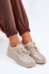 Dámské Kožené Sportovní Tenisky Zlaté Brumia 36