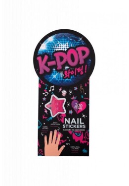 K-POP Samolepky na nehty Dark