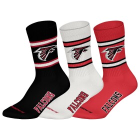 Pánské ponožky Atlanta Falcons NFL Team Set Crew (3 páry) Velikost: 43–46
