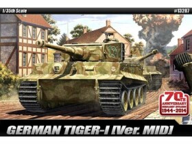 Academy Model Kit tank 13287 TIGER I MID VER. Anniv.70 Normandy Invasion 1944 1:35