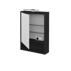 Dřevojas - Jednodveřová galerka FOCUS GAOE 50 - N03 Graphite / Levé 283117