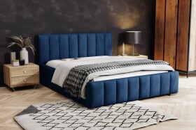 FRONTI Postel MODEL 10 140x200 modrá - MAGIC VELVET 2297