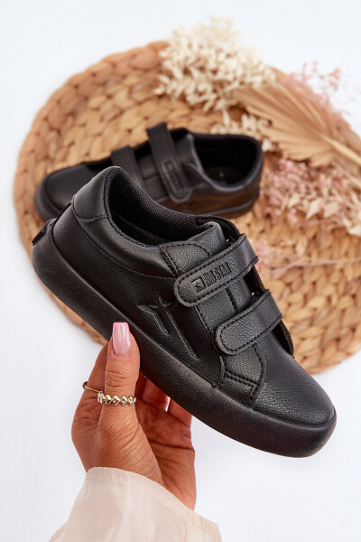 Dětské tenisky na suchý zip Big Star NN374006 Černé 33