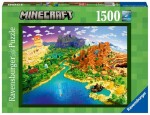 Ravensburger Puzzle Minecraft - Svět Minecraftu 1500 dílků