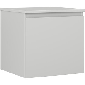 MEXEN/S - Orio koupelnová skříňka pod umyvadlo 50 cm s deskou, 1 šuplík, šedá mat 91A10-05047-1-BFC62