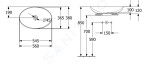 VILLEROY & BOCH - Loop&Friends Umyvadlo na desku, 560x380 mm, bez přepadu, CeramicPlus, Graphite 4A4701i4