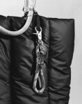 Topologie 8mm Loop Key Holder Black Reflective Lattice
