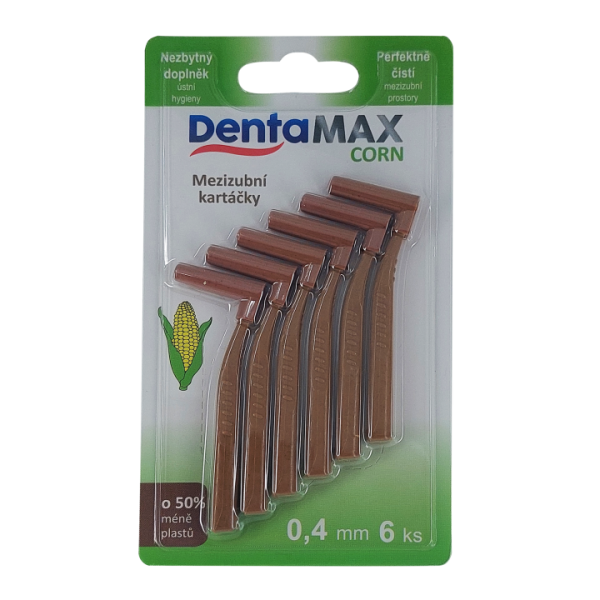 DentaMax Corn Mezizubní kartáčky 0,4mm 6ks