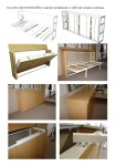 NábytekProNás Mechanismus sklápěcí palandy H (bez skříně) - horizontální sklápění ROZMĚR: 90x200 cm s lamelovým roštem