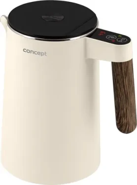 Concept Solution RK3304 béžová / Rychlovarná konvice / 1,5 l / 1850-2200 W / Bezdrátová / LED displej (RK3304)