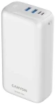 CANYON CNE-CPB301W bílá / Powerbanka / 30000mAh / QC 3.0 PD 20W / 1x USB-C / 2x USB-A (CNE-CPB301W)