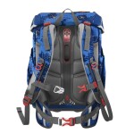 Školní aktovka Step by Step CLOUD REFLECT, Rocket Novo - 5 dílný set, AGR certifikát