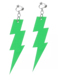 Smiffys Náušnice blesky zelené