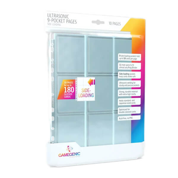 Stránka do alba Gamegenic Ultrasonic 9-Pocket Side-loading Pages (10 ks)