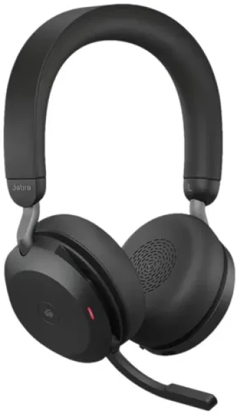 Jabra Evolve2 75 MS USB-A černá / bezdrátová sluchátka / mikrofon / ANC / USB-A (nabíjení) / USB adaptér + Bluetooth (27599-999-999)