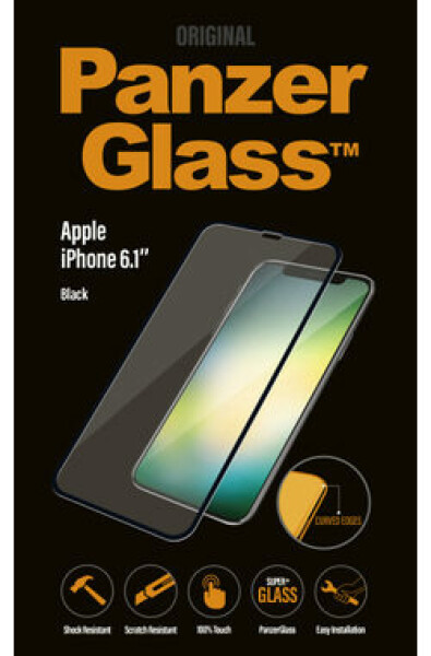 PanzerGlass Curved Edges Tvrzené sklo pro Apple iPhone XR černá (5711724026416)