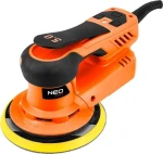 NEO Excentrická bruska bezkartáčová / Excentrická bruska / 350W / Průměr 150 mm (04-721)
