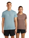 ICEBREAKER Mens Mer 125 Cool-Lite Speed SS Quarter Zip, Flint Blue (vzorek) velikost: M