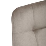 Barová židle, hnědá, látka,AUB-X7015 CAP2