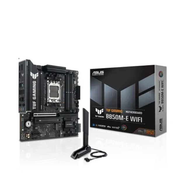 ASUS TUF GAMING B850M-E WIFI / B850 / 4x DDR5 / 1x 2.5GLAN / Wi-Fi 6E / mATX (90MB1LS0-M0EAY0)