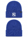 47 Brand Dětská zimní čepice New York Yankees MLB Haymaker '47 CUFF KNIT Royal