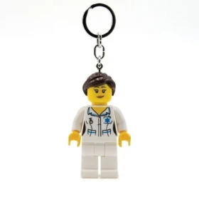 LEGO Minifigures Zdravotnice svítící / přívěsek na klíče (60LGL-KE186H)