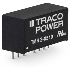 TracoPower TMR 3-0512 DC/DC měnič napětí do DPS 5 V/DC 12 V/DC 250 mA 3 W Počet výstupů: 1 x Obsah 1 ks