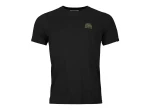 Ortovox 120 Cool Tec Mtn Stripe pánské triko Black Raven vel. M