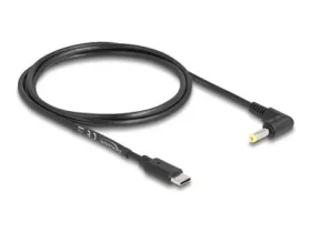 DeLock napájecí kabel USB-C - DC 4,0 x 1,7 mm 90° / Kabel / 1,5 m / černý (85665)