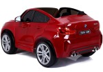 Mamido Elektrické autíčko BMW X6 M dvoumístné XXL lakované červené