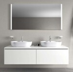 DURAVIT - Luv Umyvadlo na desku, 60x40 cm, bez přepadu, s otvorem pro baterii, bílá 0380600000