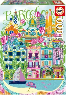 EDUCA Puzzle Car Pintos: Barcelona
