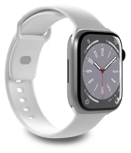 Puro ICON bílá / Řemínek pro Apple Watch / 38/40/41 mm / Silikon (PUICNAW40WHI)