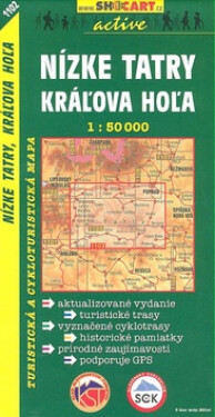 Nízke Tatry, Kráľova Hoľa 1:50 000