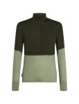 ICEBREAKER Mens Mer 200 Realfleece Descender LS Half, Dark Loden/Lichen/Cb velikost: XXL