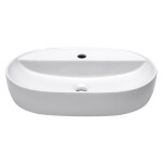 Umyvadlo na desku SAT Infinitio 60x40 cm otvor pro baterii uprostřed SATINF6040 SATINF6040
