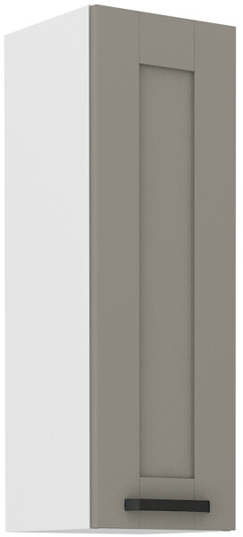 Horní skříňka Luna 30 G-90 1F Barva korpusu: Bílá, Barva dvířek: Clay Grey