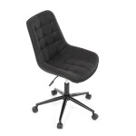 Pracovní židle, výškově nastavitelná, černá látka, KA-V3120 BK3