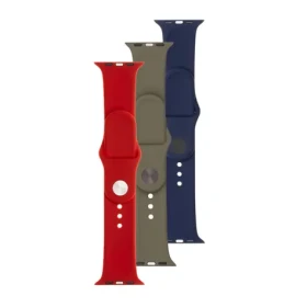 FIXED Silicone Strap sada 3 řemínků mix 3 / Řemínek pro Apple Watch / Silikon / 38/40/41 mm