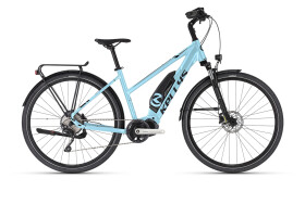 Kellys E-CRISTY 10 SH Sky Blue 2024 (28") 630Wh, rám ZDARMA dopravné, odborná montáž, seřízení!