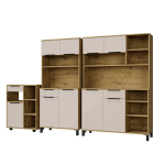 Sestava Solea Barva korpusu: Dub artisan, Barva dvířek: Kašmír