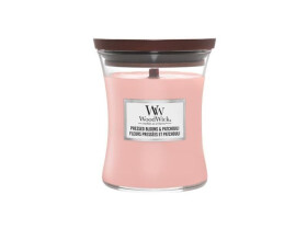 WoodWick Pressed Blooms Patchouli svíčka váza 275g