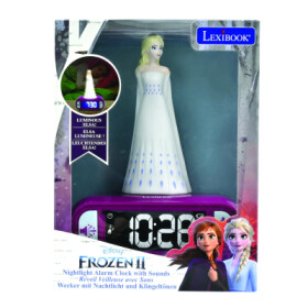 Lexibook budík Frozen Elsa se svítící figurkou