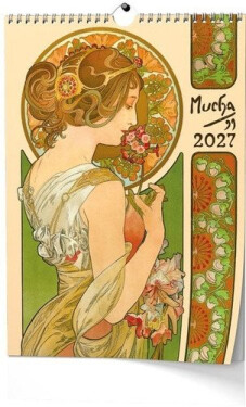 Nástěnný kalendář A3 Alfons Mucha 2027