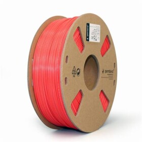 C-TECH GEMBIRD Filament GEMBIRD, ABS, 1,75mm, 1kg, fluorescentní, červená