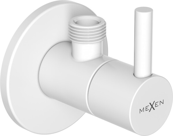 MEXEN - Rohový ventil R2 pro vodovodní baterie 1/2"x3/8", biały 79972-20