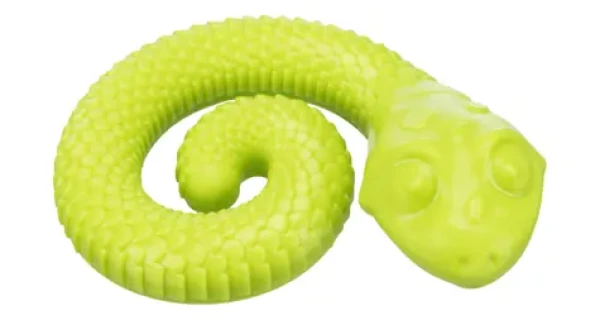 TRIXIE 34950 Snack Snake 18 cm zelená / had na pamlsky / TPR (4011905349503)