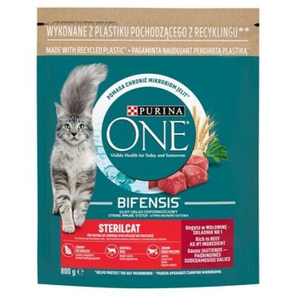 Purina ONE Sterilcat hovězí 800 g