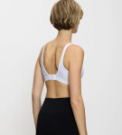 TRIACTION – Sportovní podprsenka bez kostic pro jógu a pilates Triumph WHITE 85D