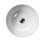 GSI - NUBES keramické umyvadlo na desku průměr 40cm, bílá ExtraGlaze 903911
